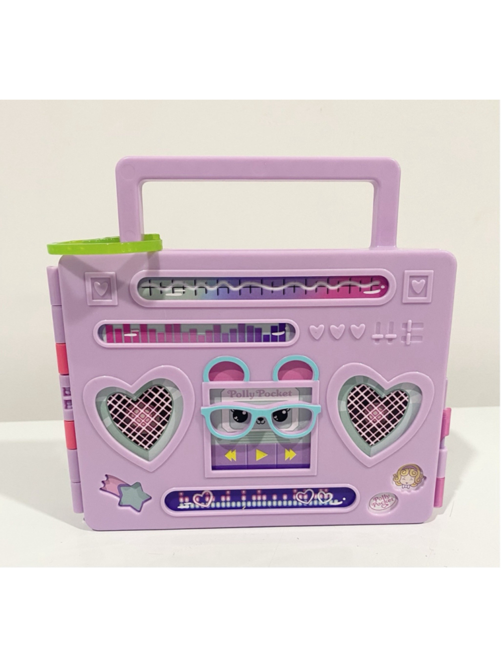 Polly Pocket Disco Dance Fashion Reveal Boombox Playset HRD65 2023 Incomplete